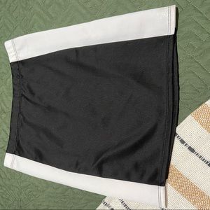 Black and white skirt